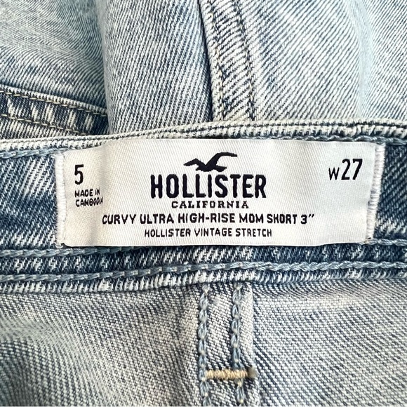 NWT Hollister Curvy Ultra High-Rise Mom Short - Picture 8 of 10
